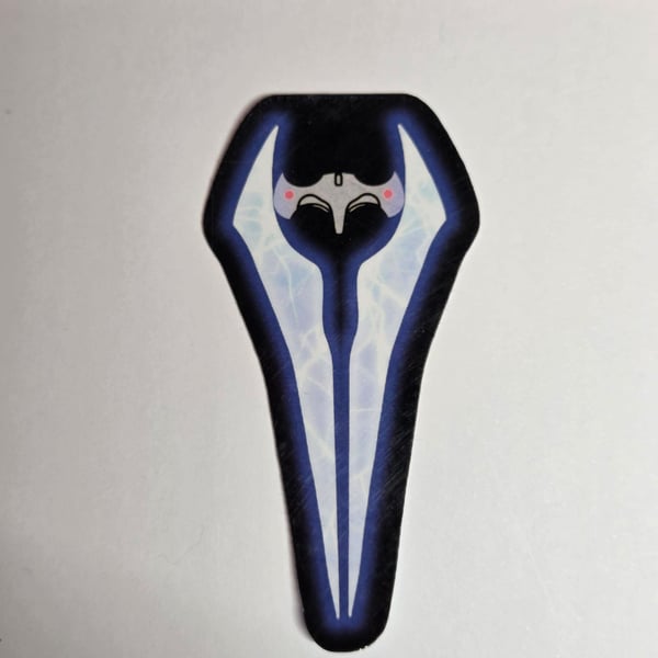 Energy Sword Necklace, Halo Laptop Sticker Video Game Accessories