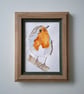Original Robin Painting, Watercolour Artwork - Image 3