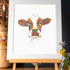 2 x Art Print offer (Marigold the Cow and Primrose the Cow)