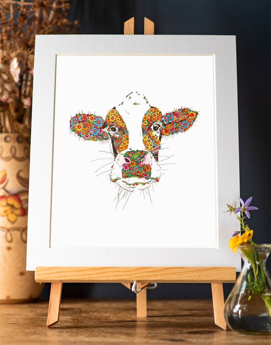 Marigold the Cow Art Print 