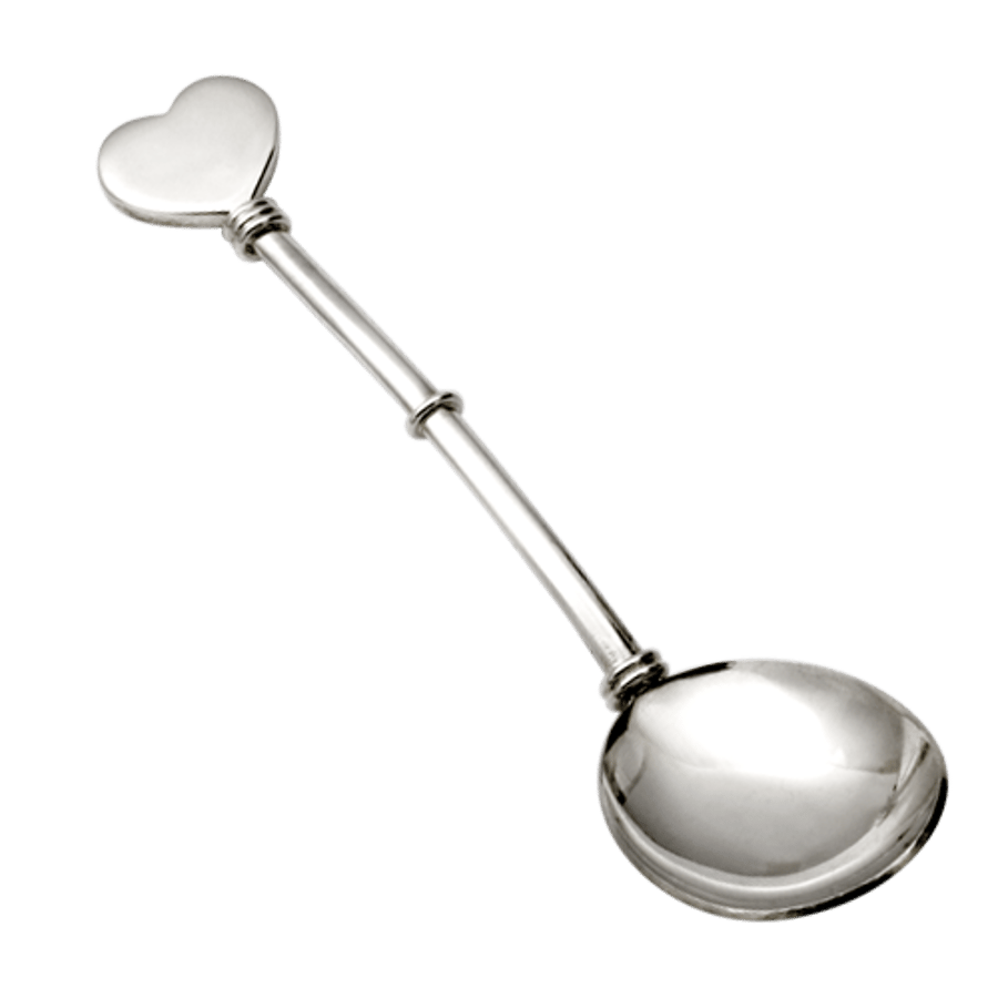Silver Heart Spoon (Christening, Baptism, Naming Day)