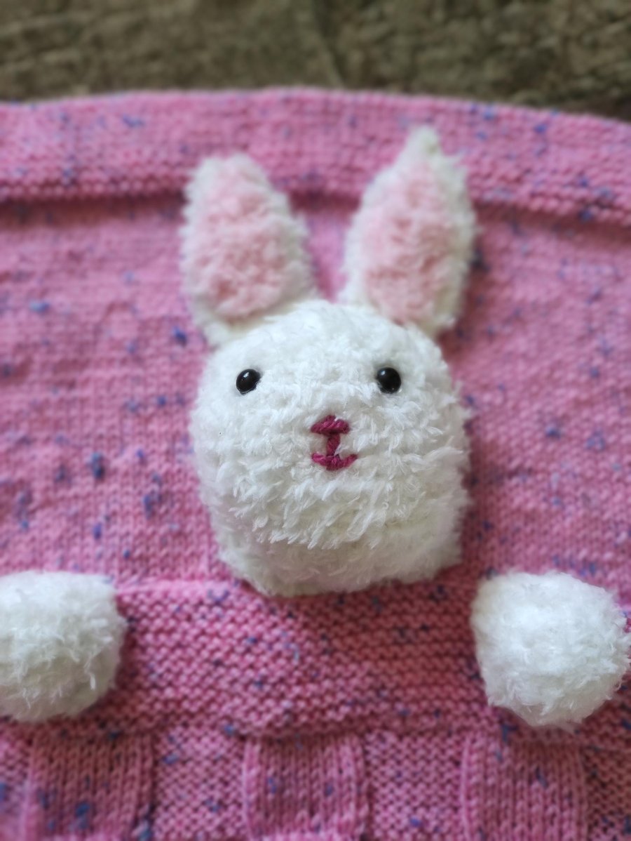 Bunny baby blanket