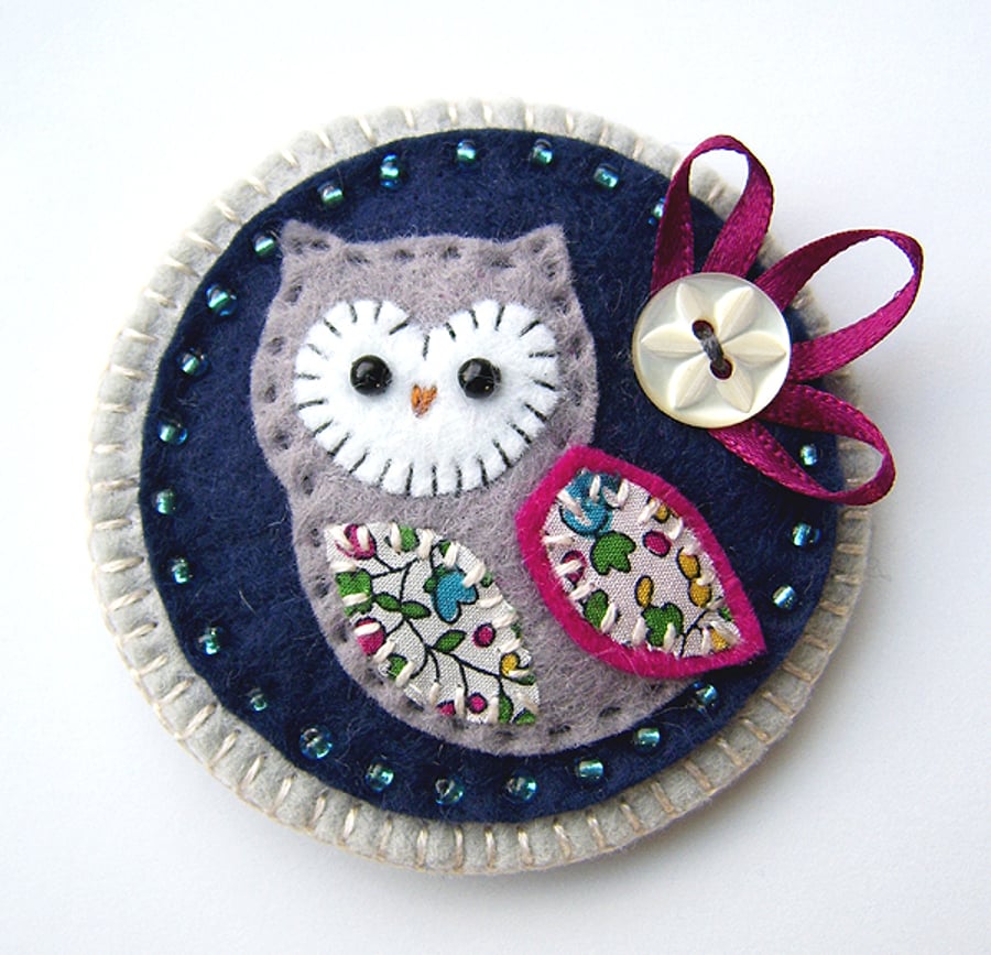 Owl Brooch