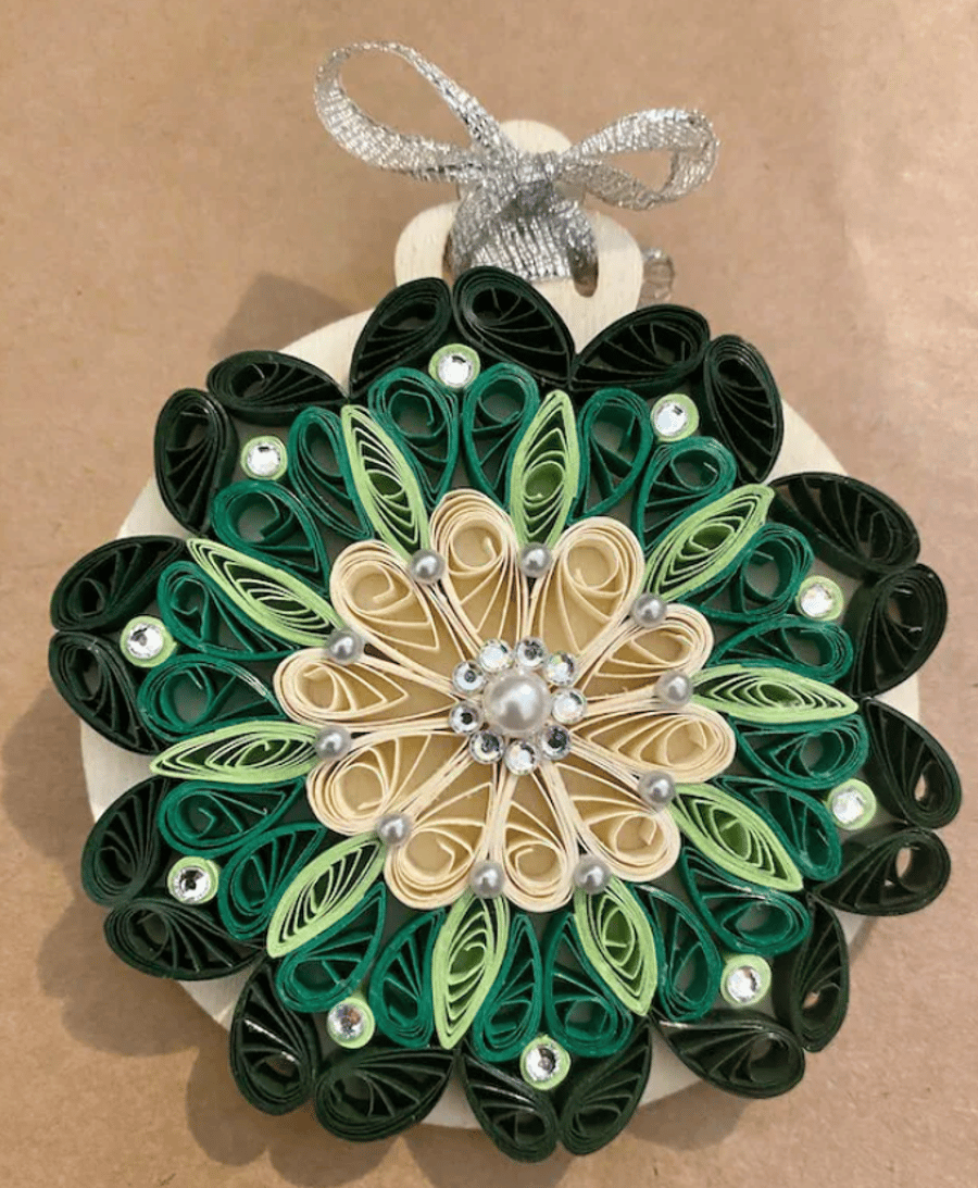 Paper Snowflake Christmas Tree Decoration