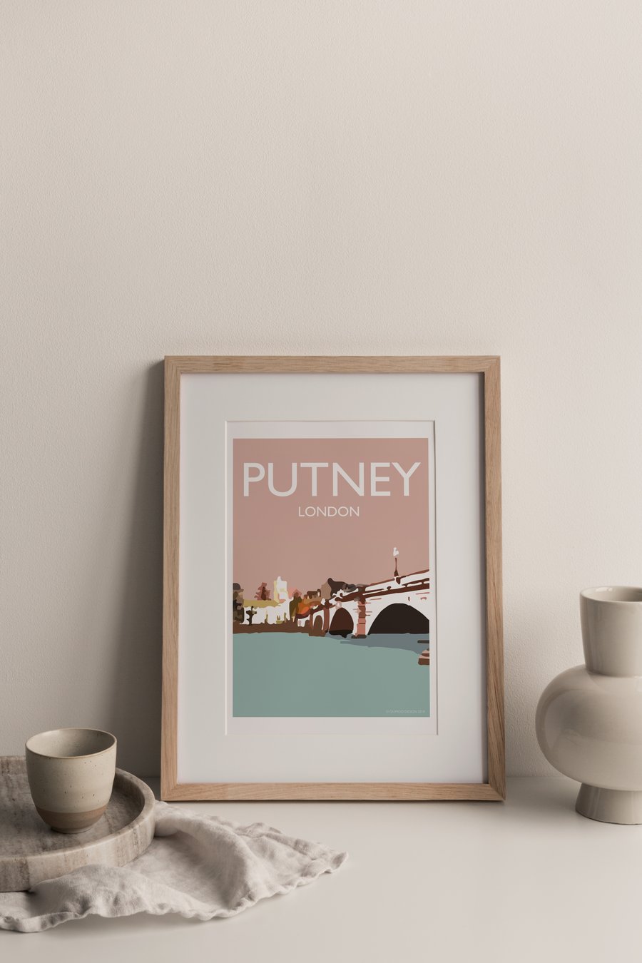 Putney, London Giclee Travel Print