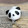 Lying Down Panda 3D Panda Statement Necklace