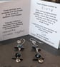 Hematite triangle drops - Image 4
