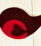 Felt robin die cut shapes - Image 2