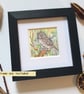 Miniature - Little Owl, tiny original bird art, bird gift, wall art - Image 6