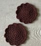 Handmade Crochet Coaster Set - Image 2