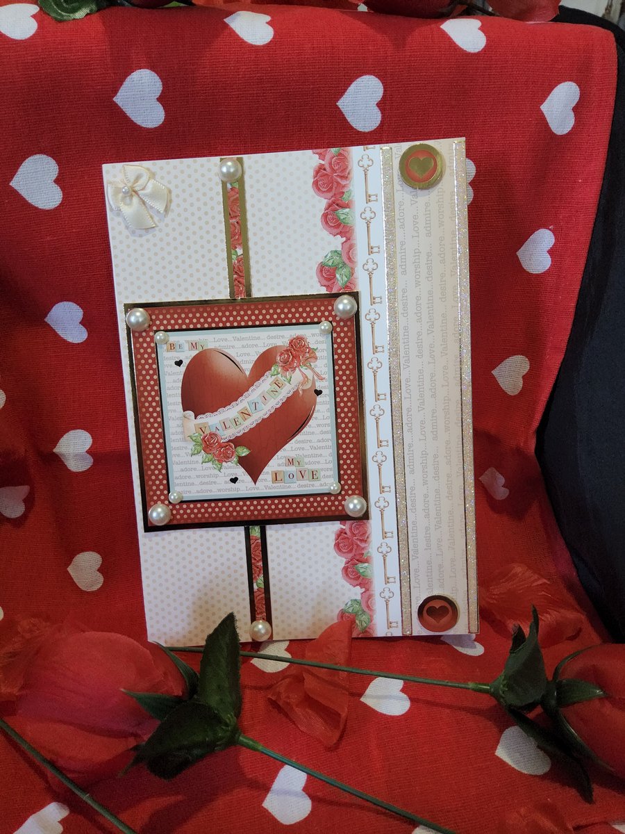Valentines Greeting Card - Be My Valentine My Love