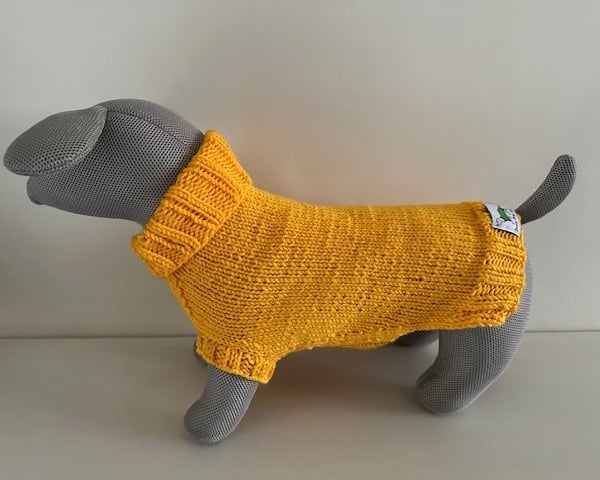 Dog Jumper - Ideal for an XS or Chihuahua sized Dog - Roll Neck 