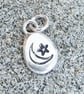 Personalised Sterling Silver Cluster Necklace, Hand-Stamped Pebble Charms, Mix & - Image 7