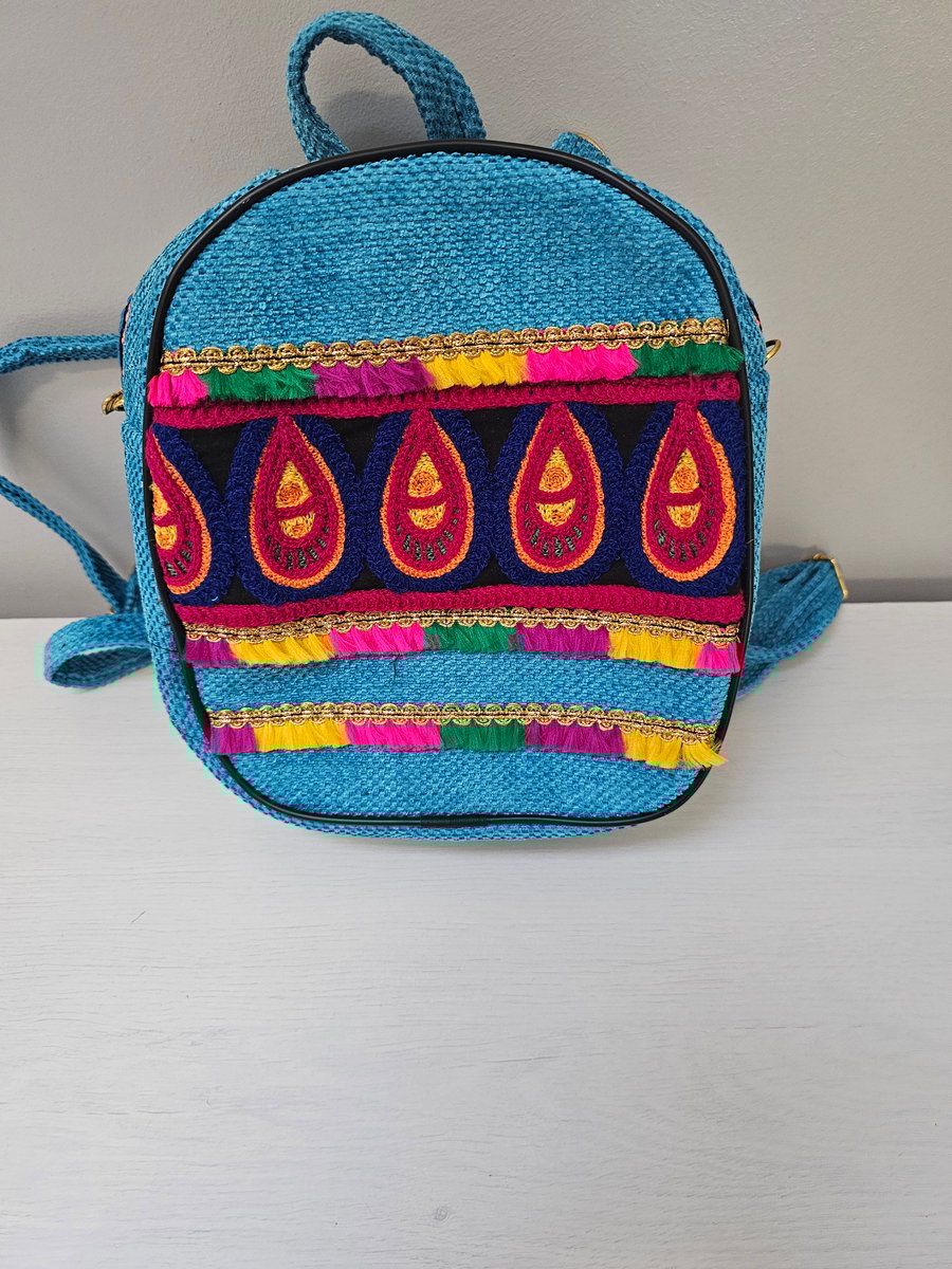 Textured Felt Artisan Rucksack 