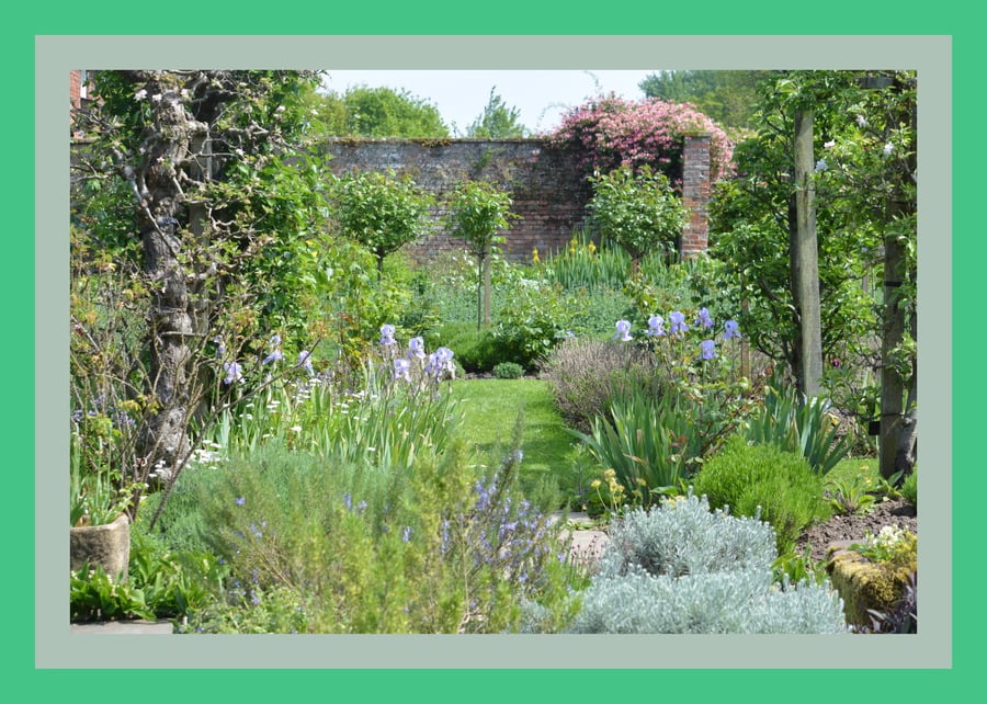 Blank Lincolnshire Cottage Garden Card A5