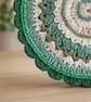 Handmade Crochet Mandala Doily Placemat - Image 4