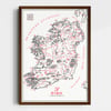 Eire - Ireland Map inspired by Tolkien