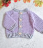 Summerween Crochet Baby Cardigan - First Autumn Gift - Image 2