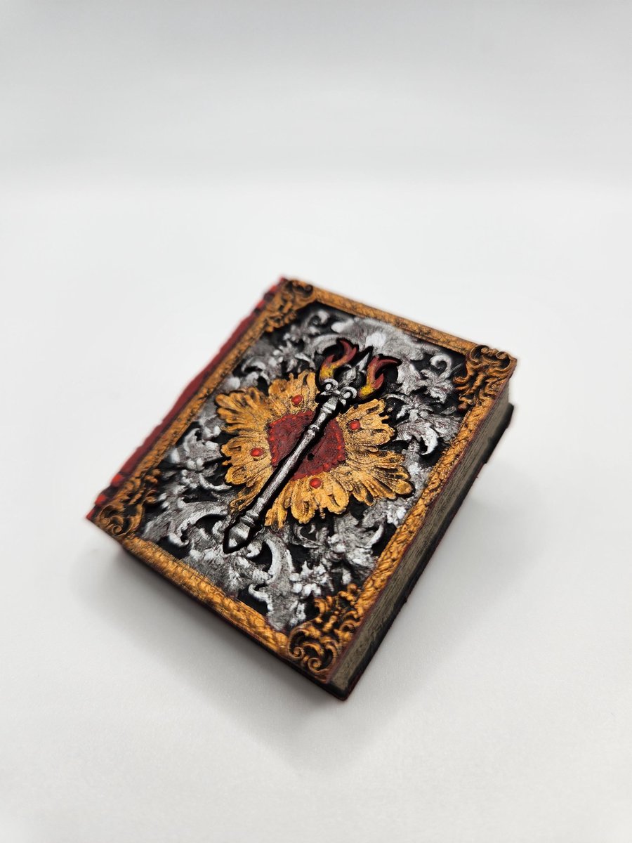 Fridge Magnet Sorcerer Pyromancer Tome Decoration