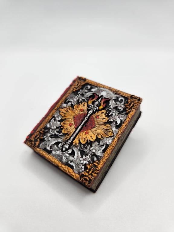 Fridge Magnet Sorcerer Pyromancer Tome Decoration