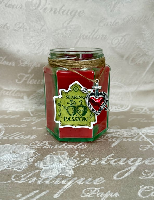 Searing Passion Candle – Handmade Gothic Romance Candle