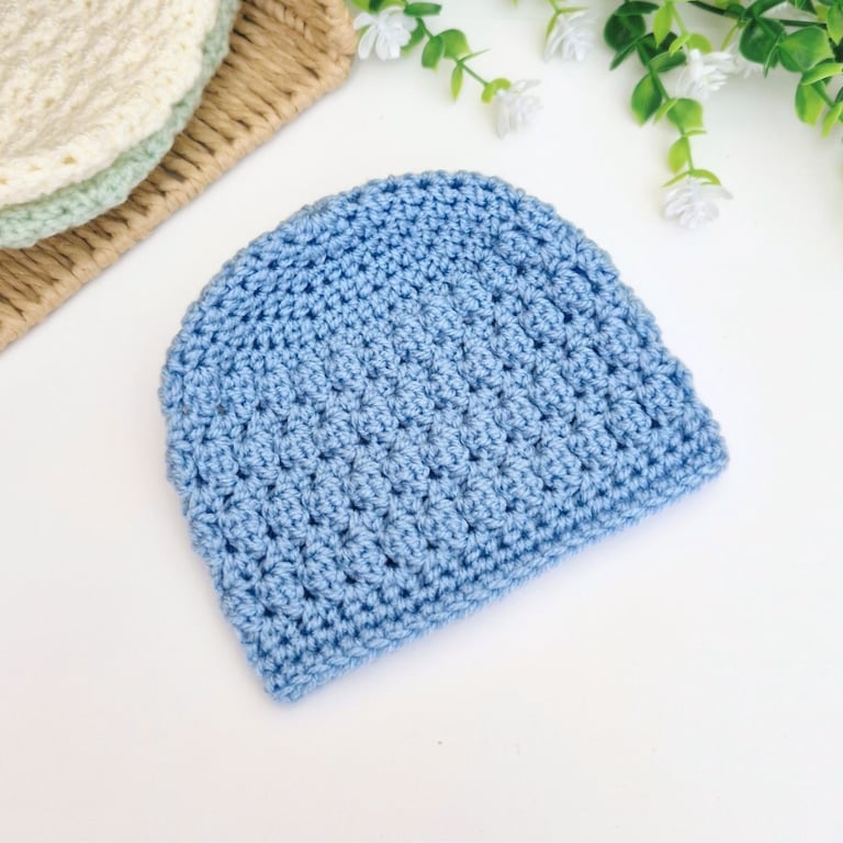 Handmade Crochet Baby Hat - Baby Shower & New Baby Gift