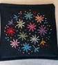 Set of four embroidered fabric coasters.  - Image 2