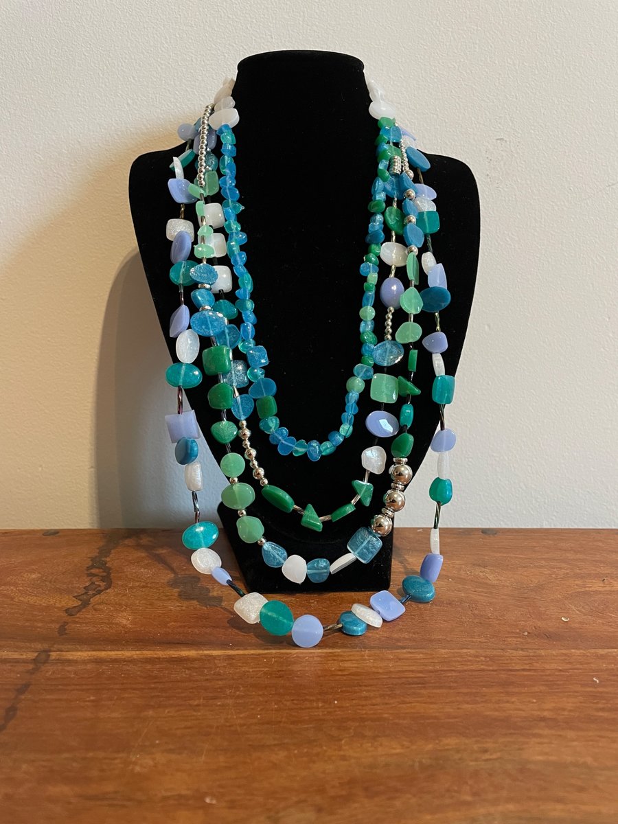 Ocean Mist Layered Necklace Collection