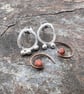 Eco Silver Mismatched Seed Pod Stud Earrings - Image 1