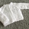 14" Newborn Three Button Baby Cardigan 