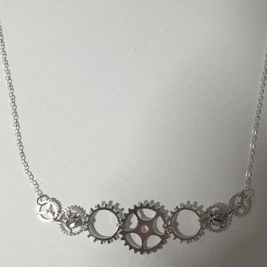 Steampunk Gears Necklace