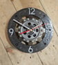 Handmade Clutch Plate Wall Clock - Recycled Automotive Clock - Mechanic Gift - G - Image 5