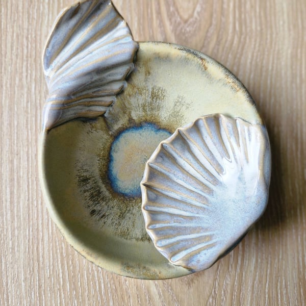 Ceramic Trinket Dish - Shell Inspired