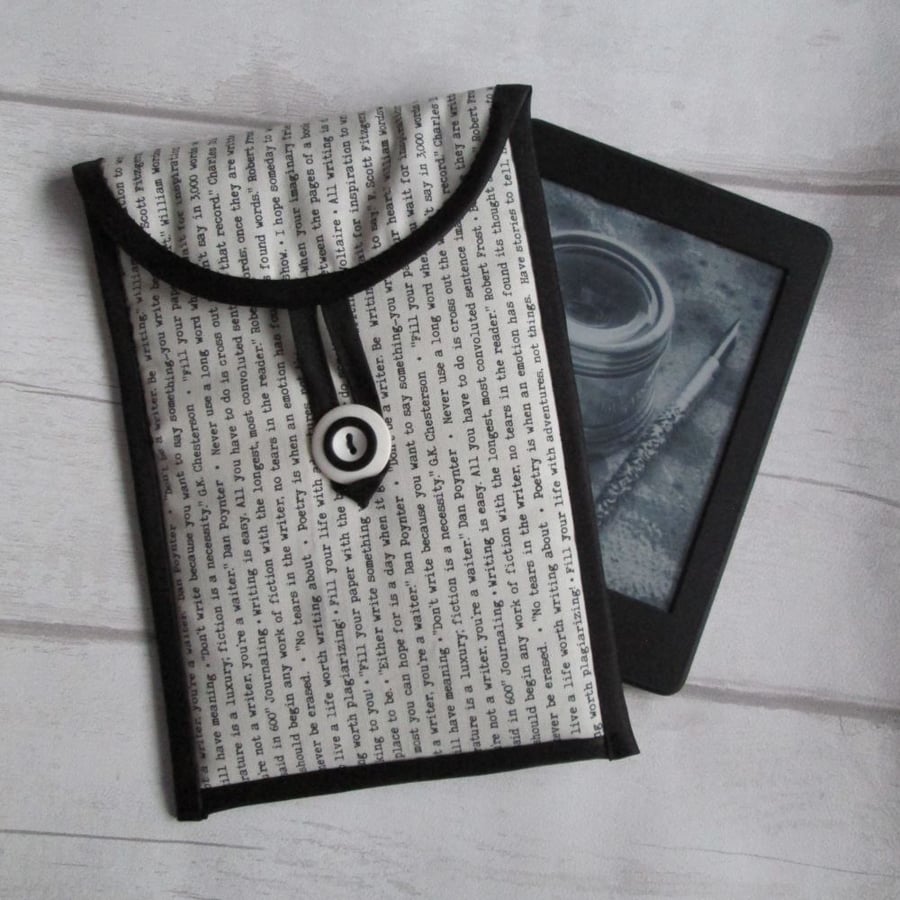Writing Quotes Kindle or 7" Tablet Case, E Reader Case, Writers