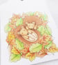 Sleeping Hedgehogs Gift Tags - set of 4 tags - Image 4