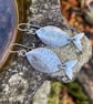 Big silver fish earrings - Image 5