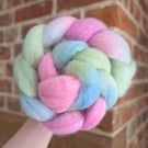 Hand Dyed Falkland Merino Top 99g Spinning Fibre - Sherbet