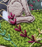 Moongazing Hare Hoop with hand embroidery - Image 4