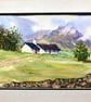 Blackrock Cottage Glencoe Scottish Highlands original watercolour art 