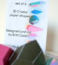 3D Crystal Paper Shapes Activity Pack - Image 5