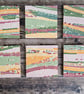Mosaic effect Decoupage Coasters set of 6
