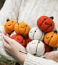 Pumpkin Pals - Needle Felt Felted Wool Autumn Fall Halloween Friends - Image 4