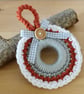 Crocheted Hanging Wreath Decoration