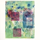 Hazy days of summer - Monoprint