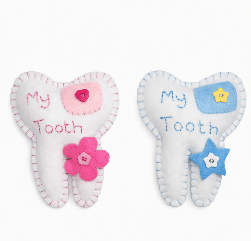 Felt Tooth Fairy Pillow Keepsake 