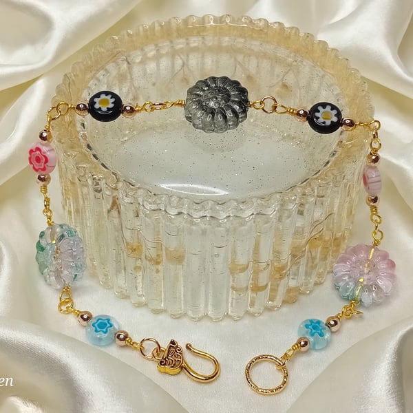 Hand Wrapped Glass Bracelet