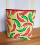 Fabric storage container: red and green chillies - Image 5