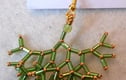 Green earrings