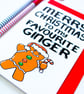 Funny Christmas Card To My Favourite Ginger Christmas Card for Red Heads - Image 3