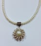  Pearl Flower Necklace - Image 2